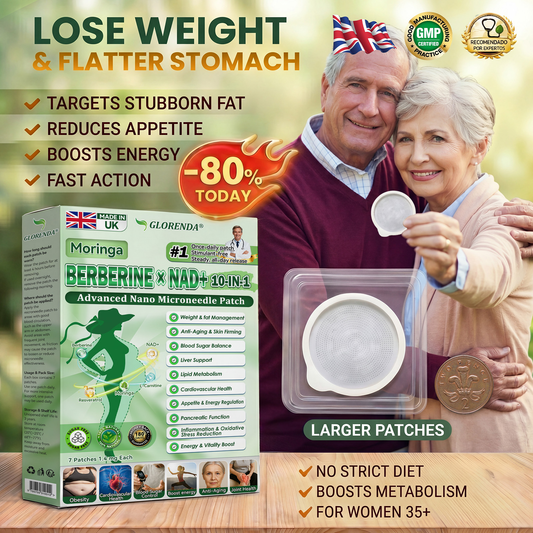 🇬🇧𝑶𝒇𝒇𝒊𝒄𝒊𝒂𝒍 𝑺𝒕𝒐𝒓𝒆  | 🔥 Only 10 boxes left! Get 30% off! GLORENDA® Moringa · Berberine × NAD+ 10-in-1 Patch is doctor-tested and proven safe — just 4–6 patches support weight, blood sugar, digestion, and energy with lasting results!